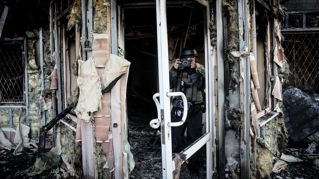 Nederlandse journaliste ontsnapt aan Russische drone-aanval in Oekraïne