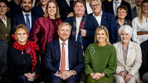 Koning noemde Anne-Wil Blankers 'overgrootmoeder'