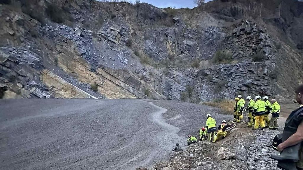 Vier jongens uit cementslib bevrijd in Belgische steengroeve