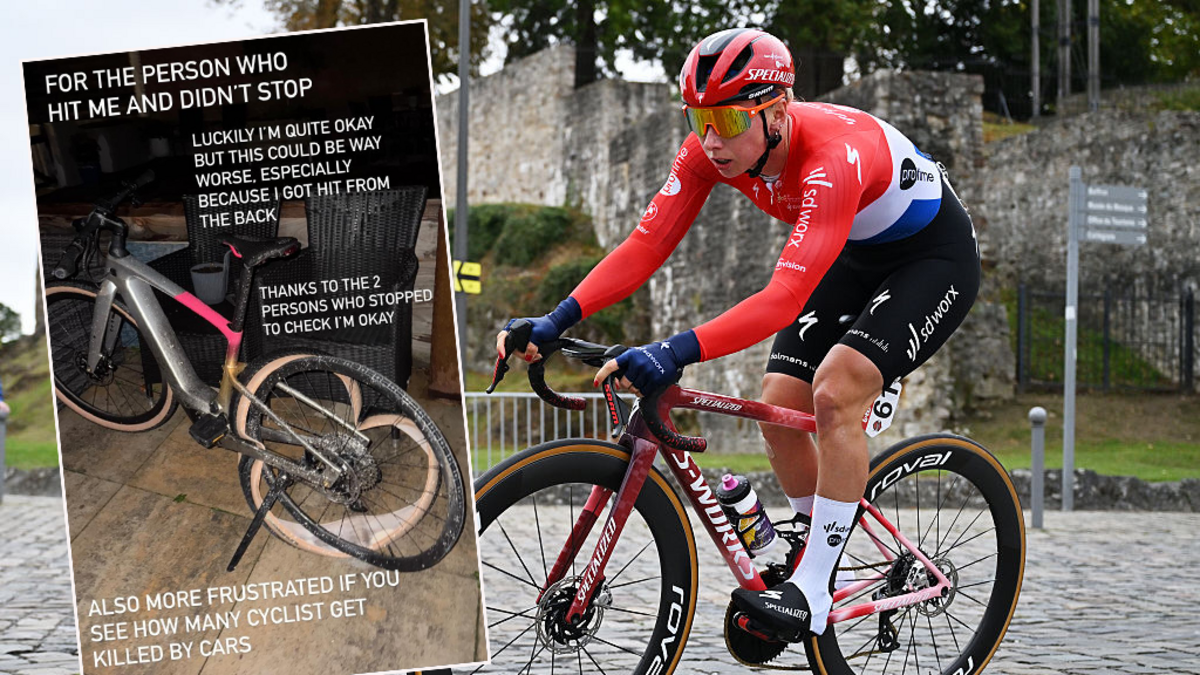 Wereldkampioene Lorena Wiebes aangereden tijdens fietstocht: ’Dit had veel slechter kunnen aflopen’