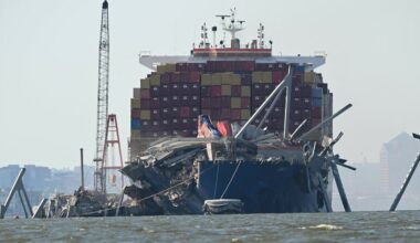Aanvaring schip met brug in Baltimore veroorzaakt door losse stroomkabel
