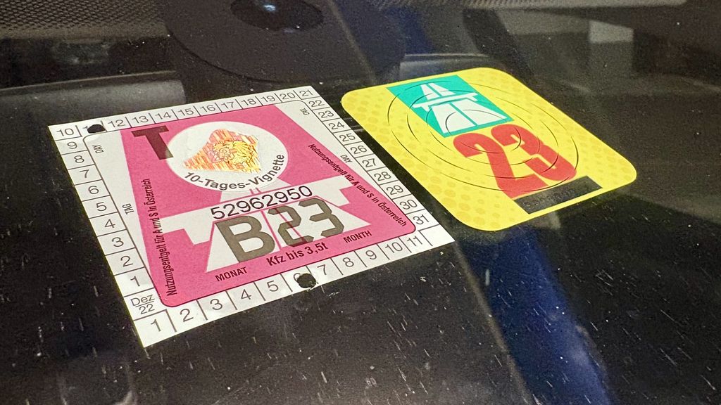 Geen vignet meer op de voorruit als je met de auto naar Oostenrijk gaat