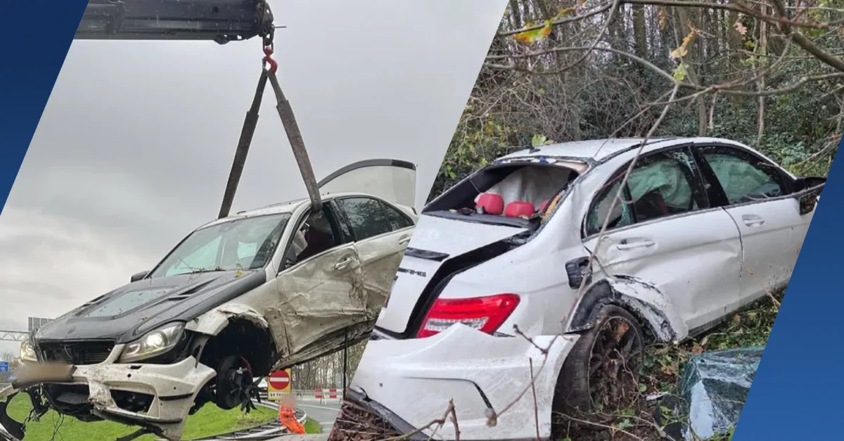 Man die al 21 keer is betrapt zonder rijbewijs crasht na dollemansrit
