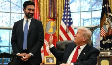 Trump en New Yorkse burgemeester verrassen met verzoenende toon na felle campagne