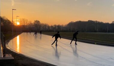 In Winterswijk wordt alweer geschaatst