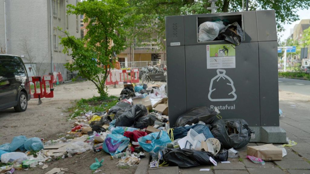 Ook met hoge boetes krijgt Amsterdam het afvalmonster er niet onder