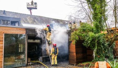 Twee huizen beschadigd door brand in Geldrop