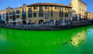 Waarom zijn rivieren en meren in Italië opeens groen?