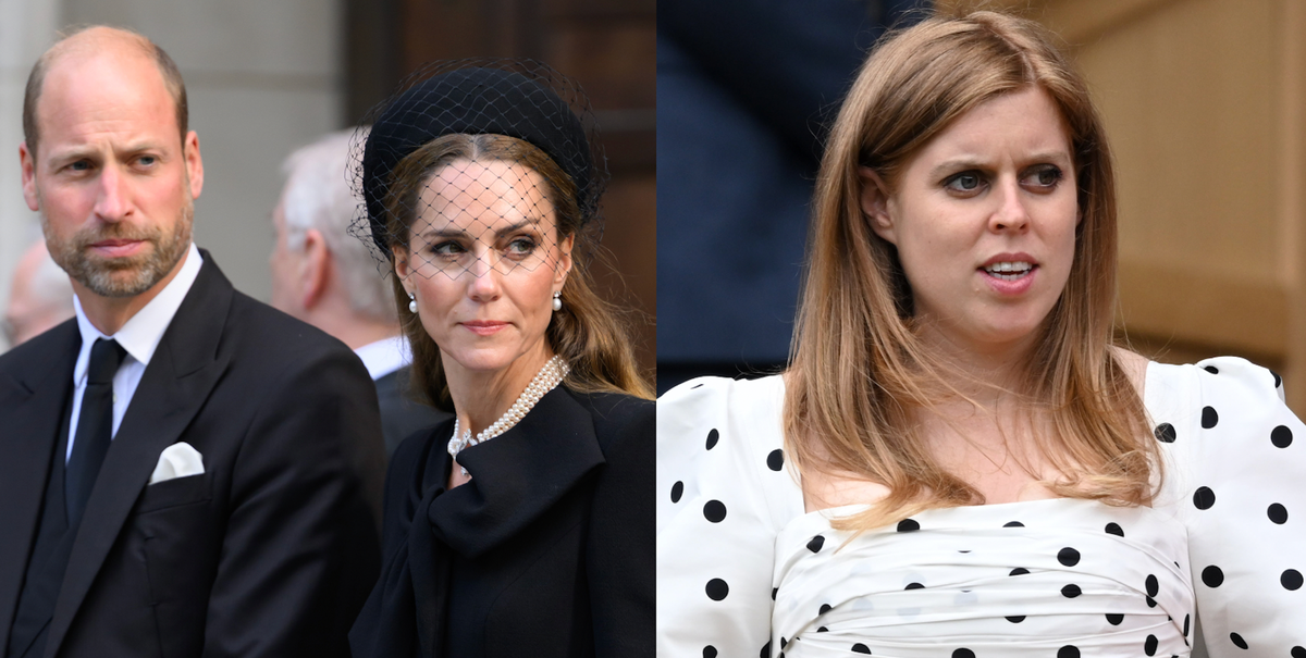 William en Kate werden 'overvallen' door Beatrice