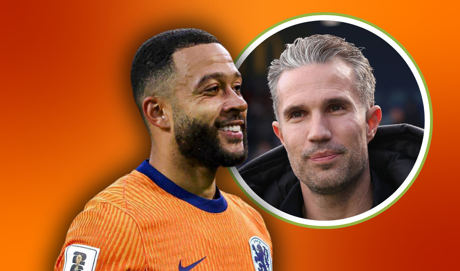 Memphis Depay en Robin van Persie