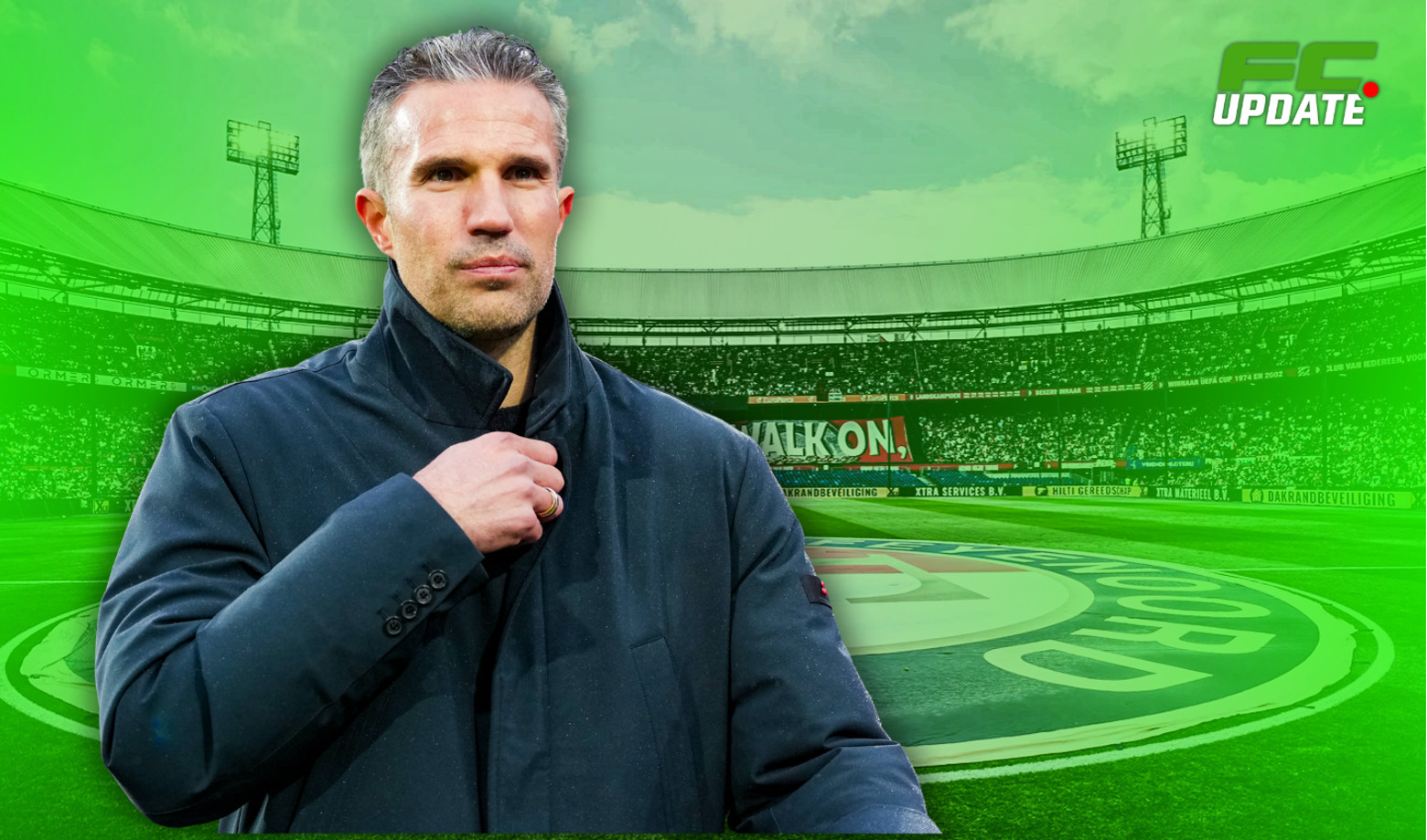 Feyenoord-trainer Robin van Persie