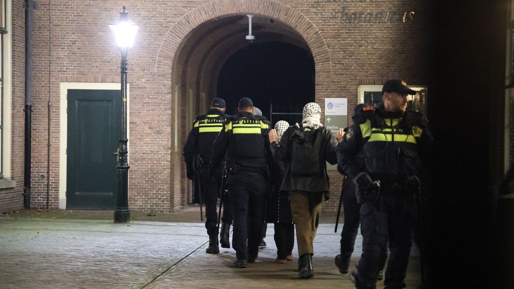Arrestaties bij Universiteit Leiden na bezetting pro-Palestijnse betogers