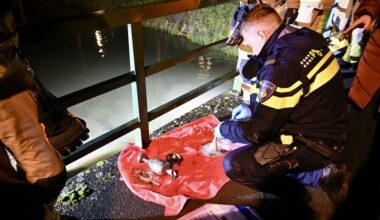 Deel gestolen voorwerpen kerk Houten opgedoken uit water