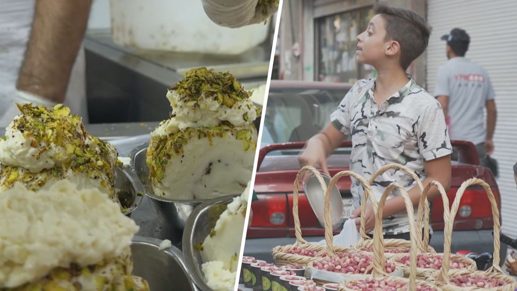 Syrische Jawad verkoopt pistache-nootjes (en z'n land wil het ook gaan doen)