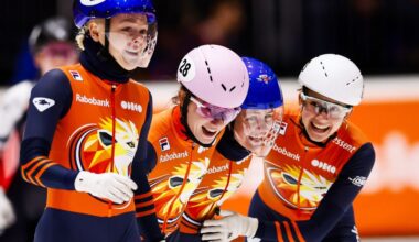 Nederlandse vrouwen winnen relay Dordrecht, Velzeboer vierde op 1.000 meter