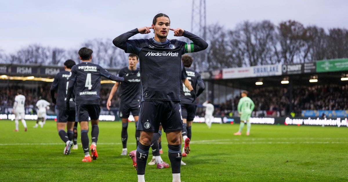 LEES TERUG: Feyenoord trekt wedstrijd bij Telstar over de streep (1-2)