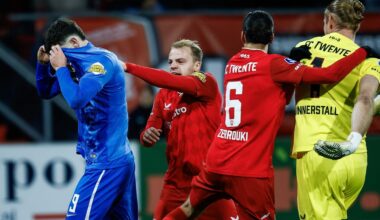 Matig Twente wint van zwak AZ, Parrott mist diep in blessuretijd met mislukte panenka