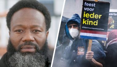 Jerry Afriyie is een van de oprichters van actiegroep Kick Out Zwarte Piet