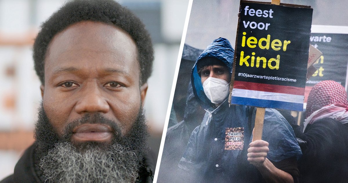 Jerry Afriyie is een van de oprichters van actiegroep Kick Out Zwarte Piet