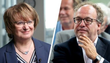 Oud-informateur Mariëtte Hamer en verkenner Wouter Koolmees