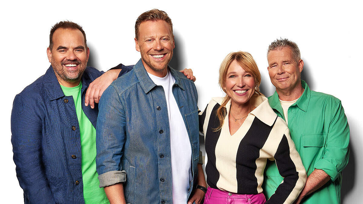 Radio 538 ochtendshow met Tim Klijn, Rick Romijn, Niels van Baarlen en nieuwslezeres Florentien van der Meulen