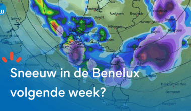 Sneeuw in de Benelux volgende week?