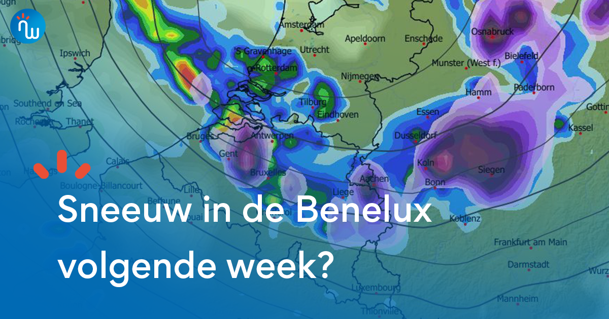 Sneeuw in de Benelux volgende week?