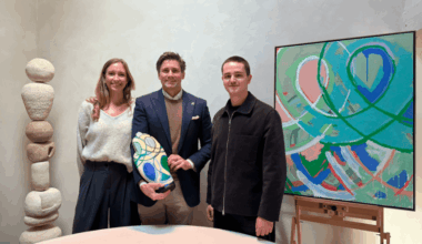 Werken van jonge kunstenaars uit de regio brengen 30.500 euro op voor het goede doel