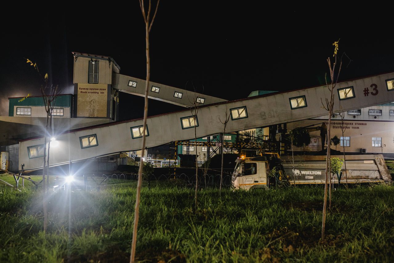 Een steengroeve in het gebied van het Chinese mijnbouwbedrijf Zijin