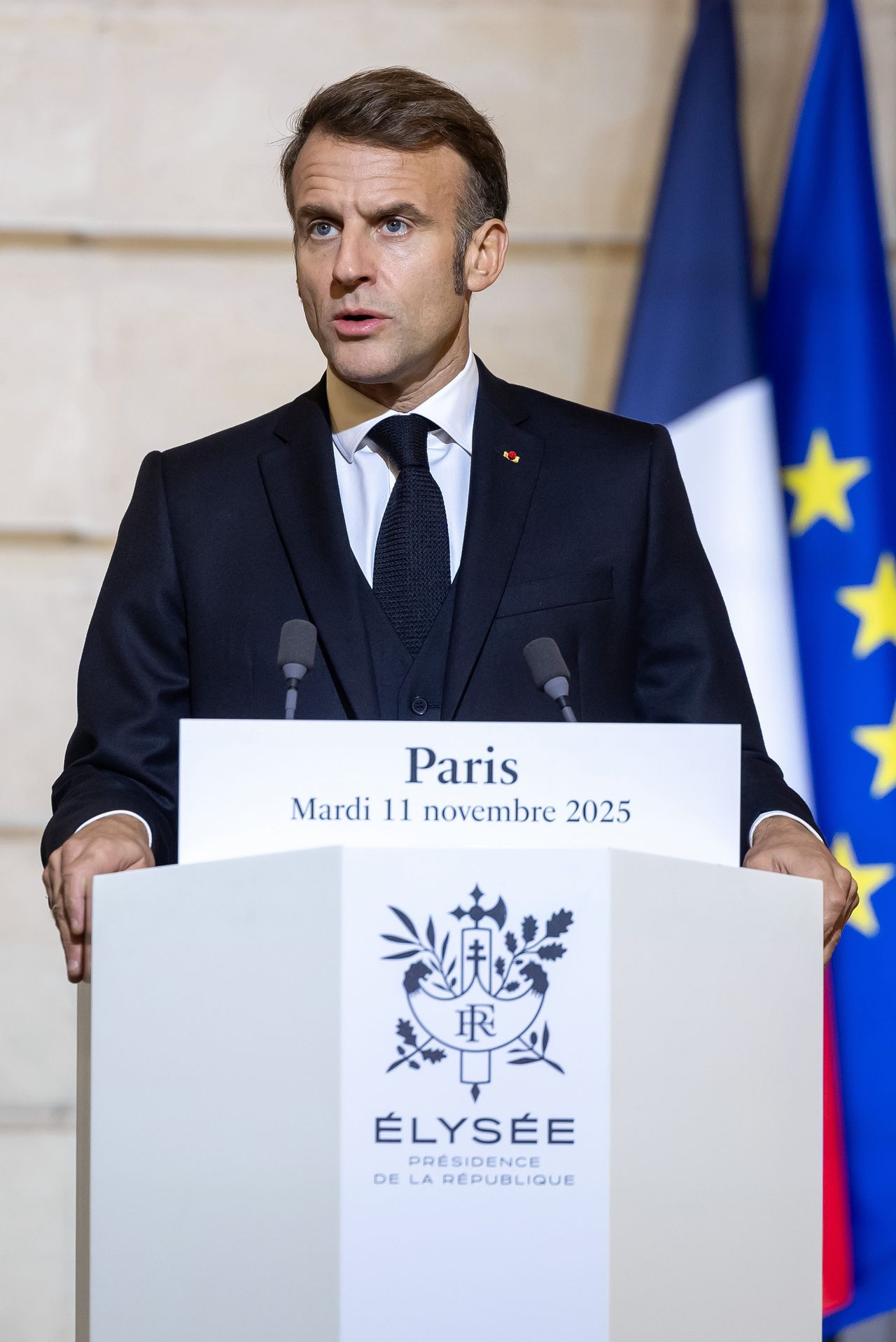 De Franse president Emanuel Macron heeft met zijn Britse collega Keir Starmer het voortouw genomen bij de vorming van een coalition of the willing.