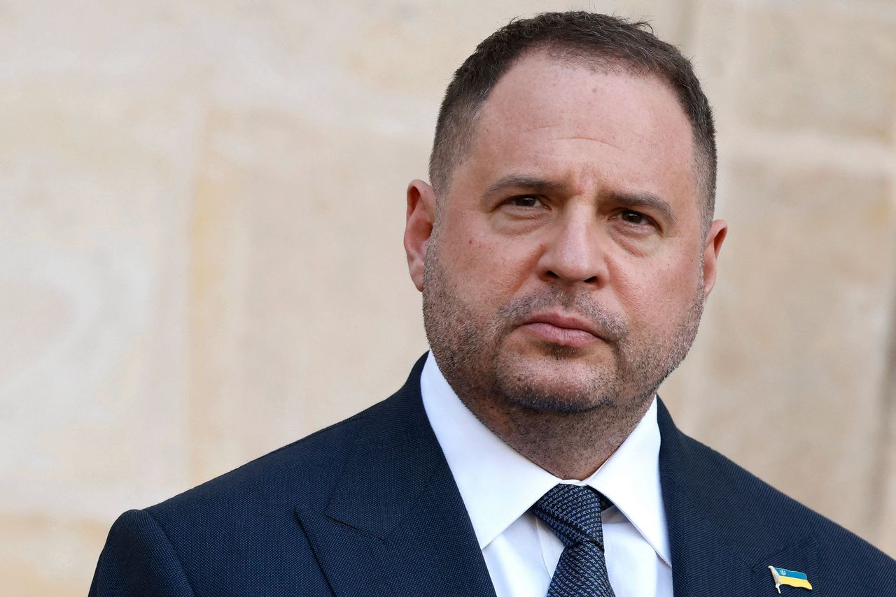 Andri Jermak, de stafchef van president Zelensky, en zijn de rechterhand en het manusje van alles.