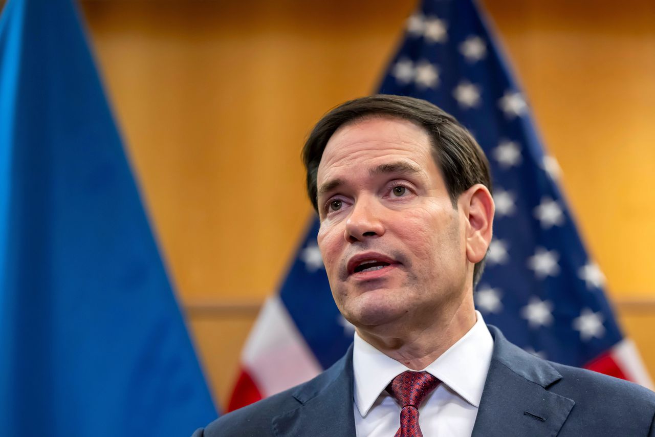 De Amerikaanse minister van Buitenlandse Zaken Marco Rubio, die bekendstaat als meer Kremlin-kritisch.
