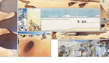 Recensie van de strip 'De wind in de woestijn' van Michel Plessex, opvolger van 'De wind in de wilgen'.