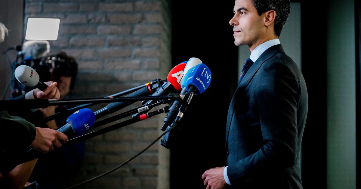 D66-leider Rob Jetten wint Thorbeckeprijs