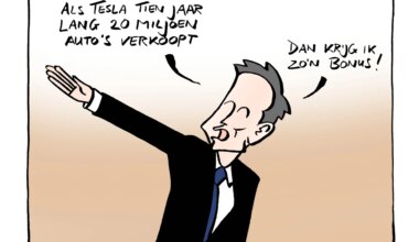 Tesla-baas Elon Musk legt het even uit op de hem bekende wijze - bnnvara