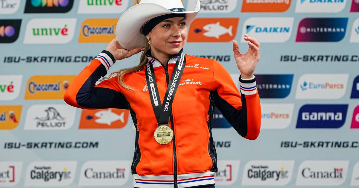 Joy Beune geeft glans, mannen rijden knotsgekke vijf kilometer