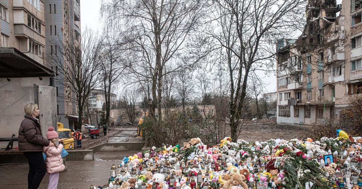 Deze levendige flat in Ternopil doet na een Russische aanval denken aan een massagraf