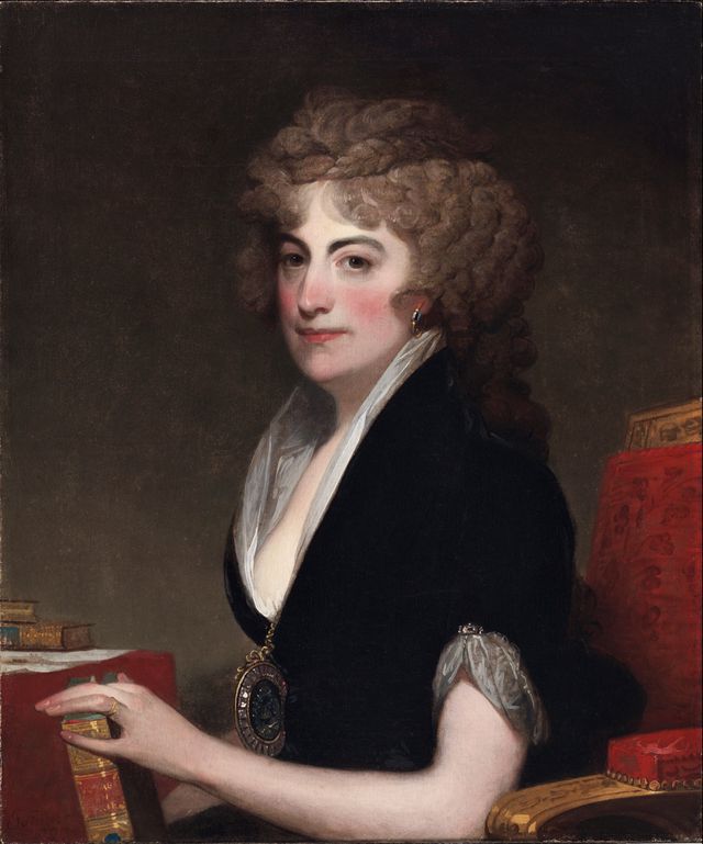 Portret van Anne Willing Bingham uit 1797, gemaakt door Gilbert Stuart.