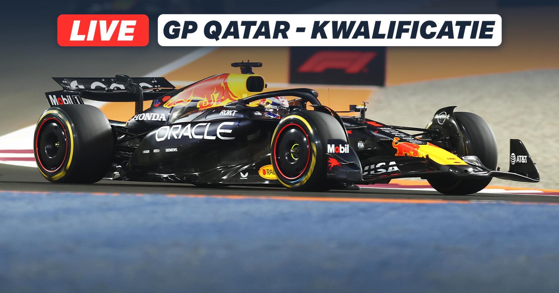 Live reacties na nieuwe tik voor Verstappen in kwalificatie Qatar