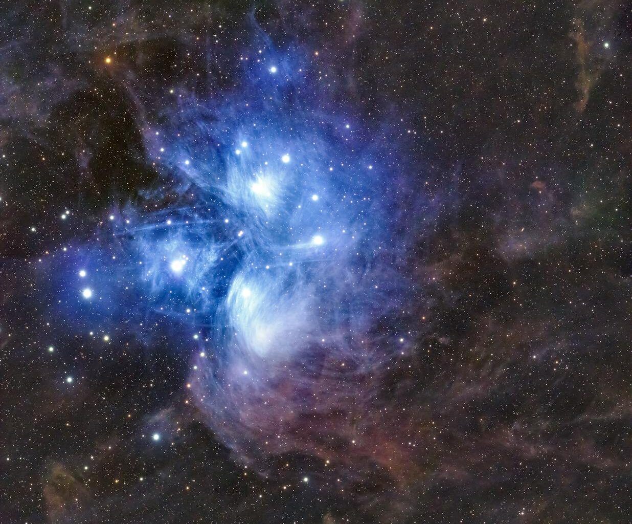 Pleiaden blijken 20 keer groter dan gedacht