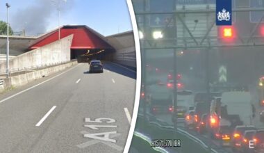 Chaotische ochtendspits door dichte tunnel en ongelukken - Rijnmond