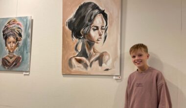 Als 10-jarige heeft Boas nu al zijn eigen tentoonstelling