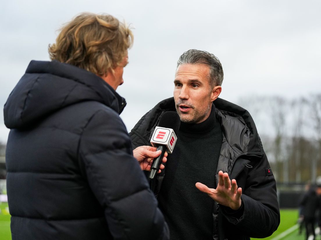 Van Persie in aanloop naar Telstar-Feyenoord