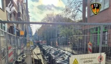 Bouwvakkers vinden menselijke botten bij graafwerkzaamheden in Jordaan