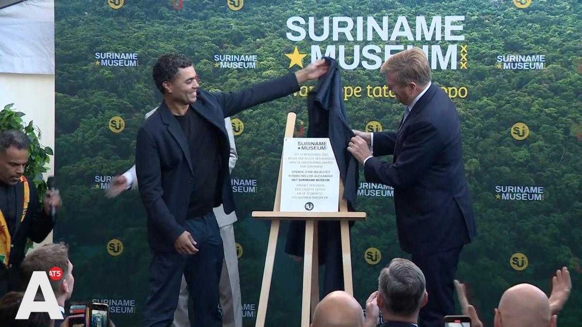 Kijk terug: Suriname Museum officieel geopend door koning Willem-Alexander - AT5