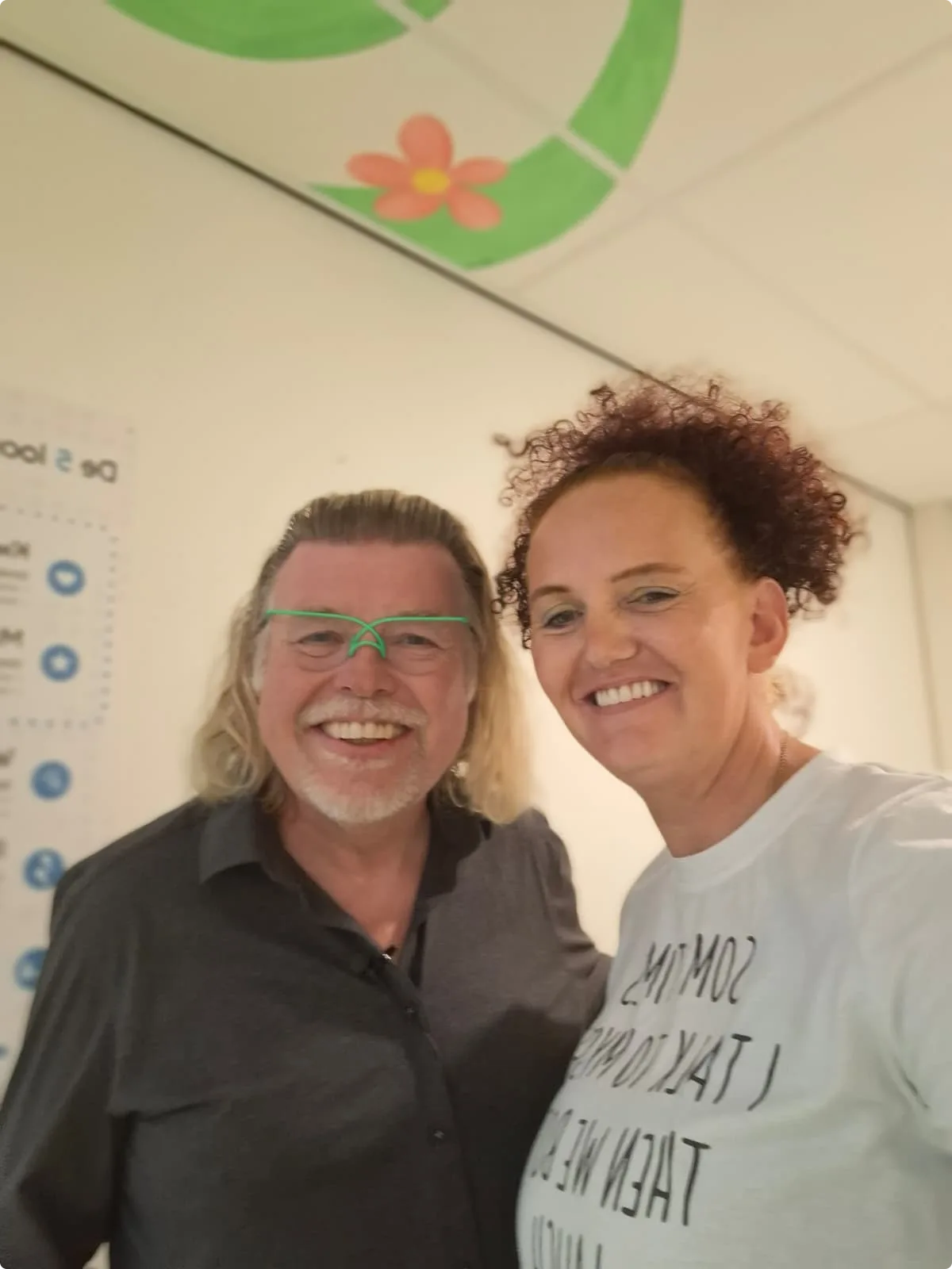 René Karst samen met Gea Mulder. Beeld: Gea Mulder