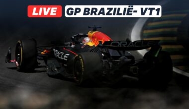 Live eerste vrije training Formule 1 GP Brazilië 2025