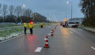 Meerdere aanhoudingen tijdens vroege verkeerscontrole op N245
