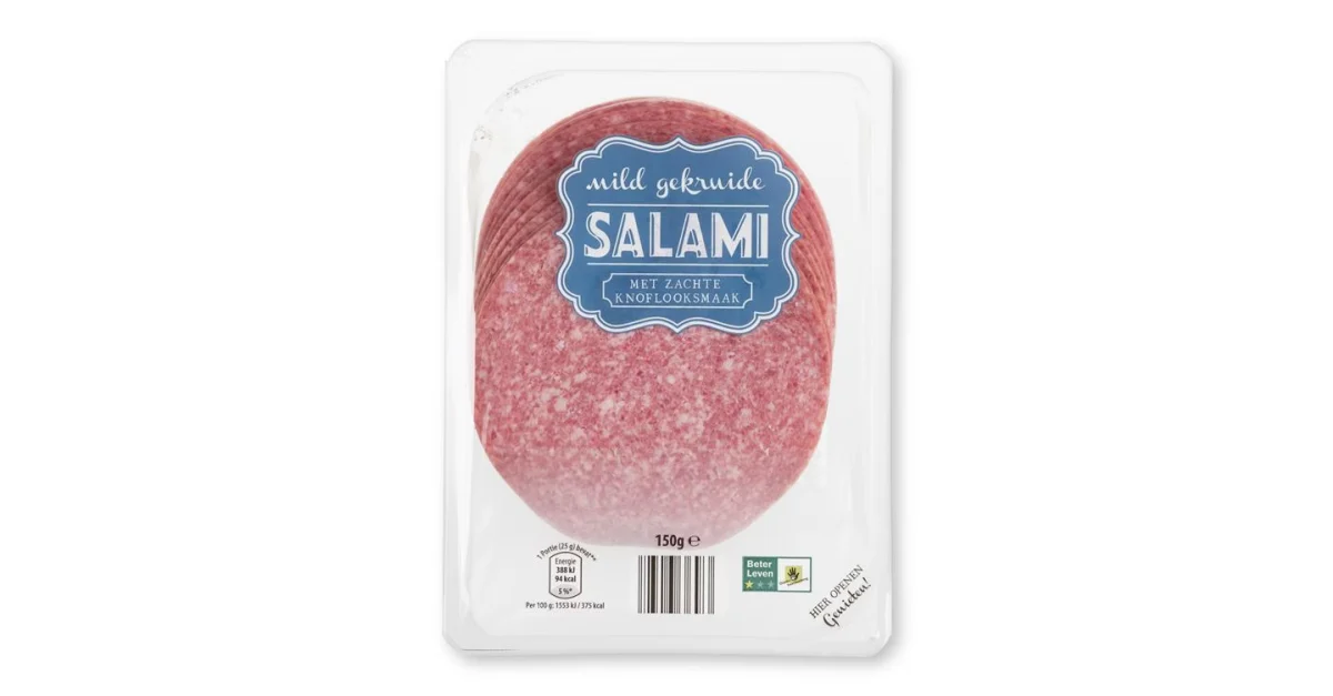 Picnic en ALDI waarschuwen voor salami