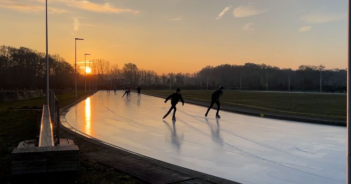 In Winterswijk wordt er geschaatst: 'Fantastisch, het is een wonderbaan' - Omroep Gelderland